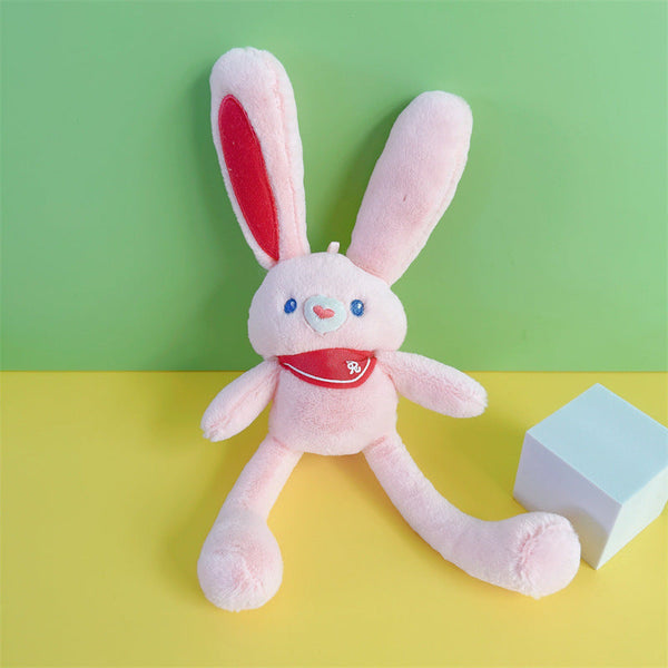 Pulling Ears Wonderland: Your Playful Rabbit Keychain Plush Toy