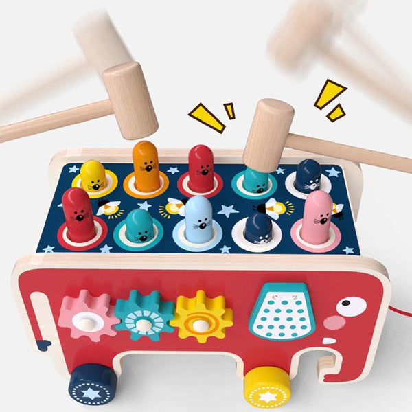 Wooden Whack-A-Mole Montessori Game
